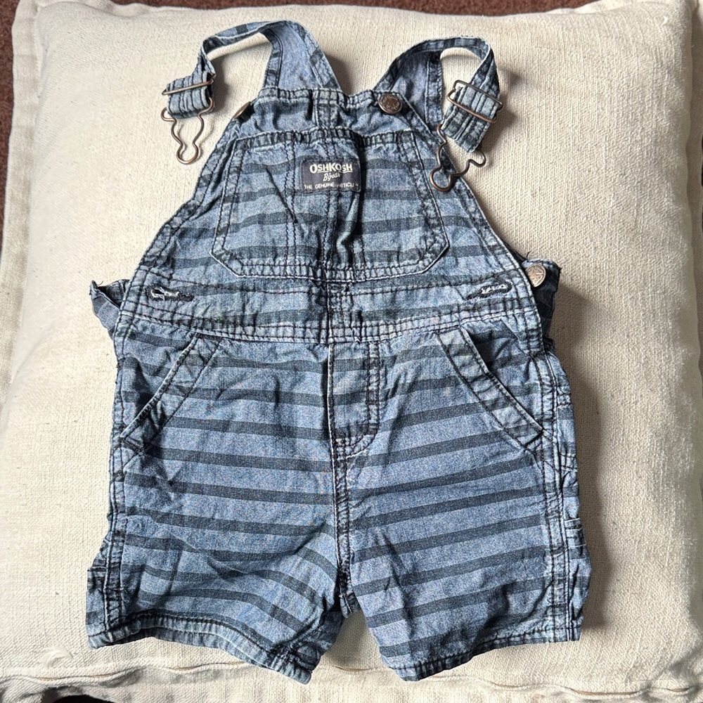 OshKosh B'gosh Denim Striped summer Overalls